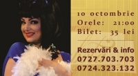 Ozana Barabancea va sustine un concert de jazz pe 10 octombrie 2013, la Restaurant Elisabeta Bucuresti